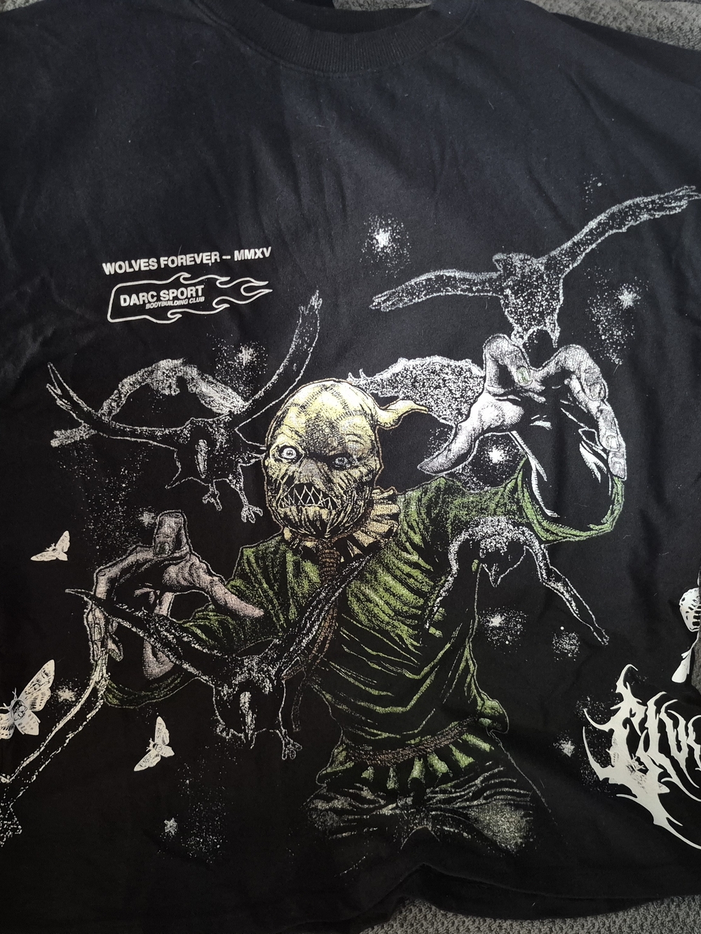 Darc Sport x Batman Scarecrow Born in Darcness Ch. 2 T-Shirt Size XL Oversized